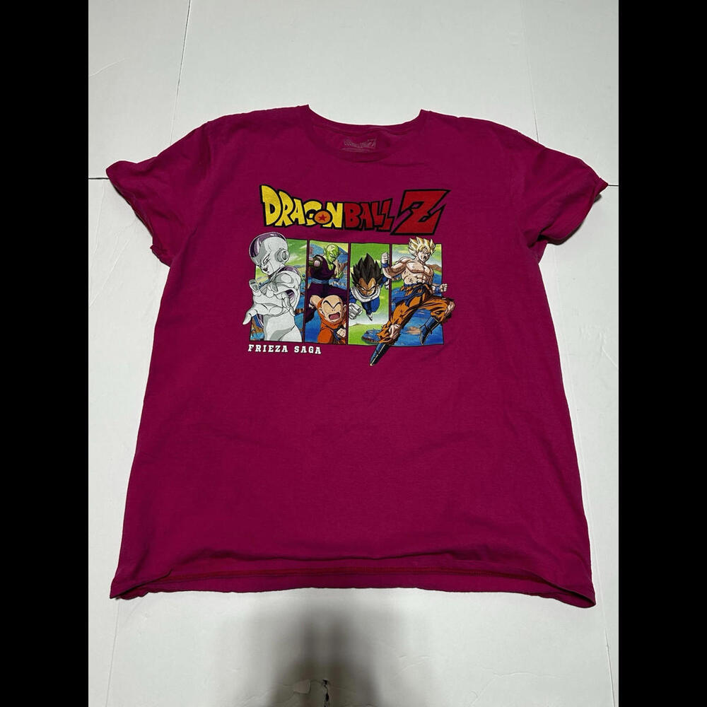 dragon ball z mens t shirt Pink Sz Large